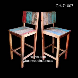 boatwood bar chair
